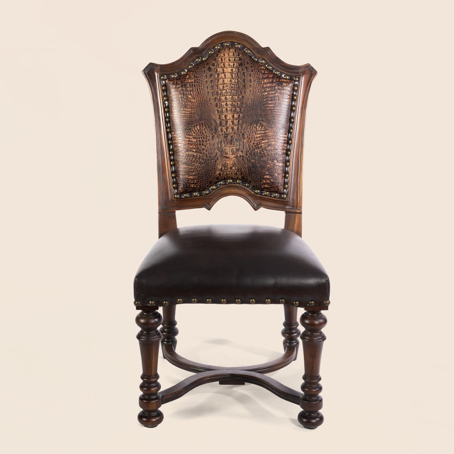 Dalat Crocodile Leather Dining Chair