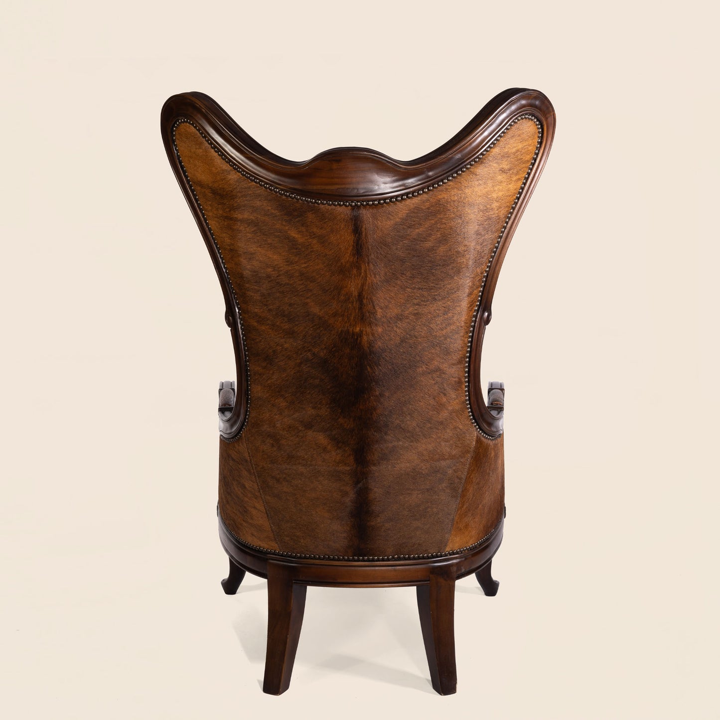 Antoinette Crocodile Leather Accent Chair