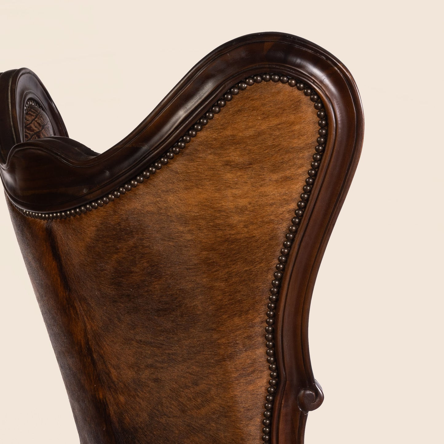 Antoinette Crocodile Leather Accent Chair