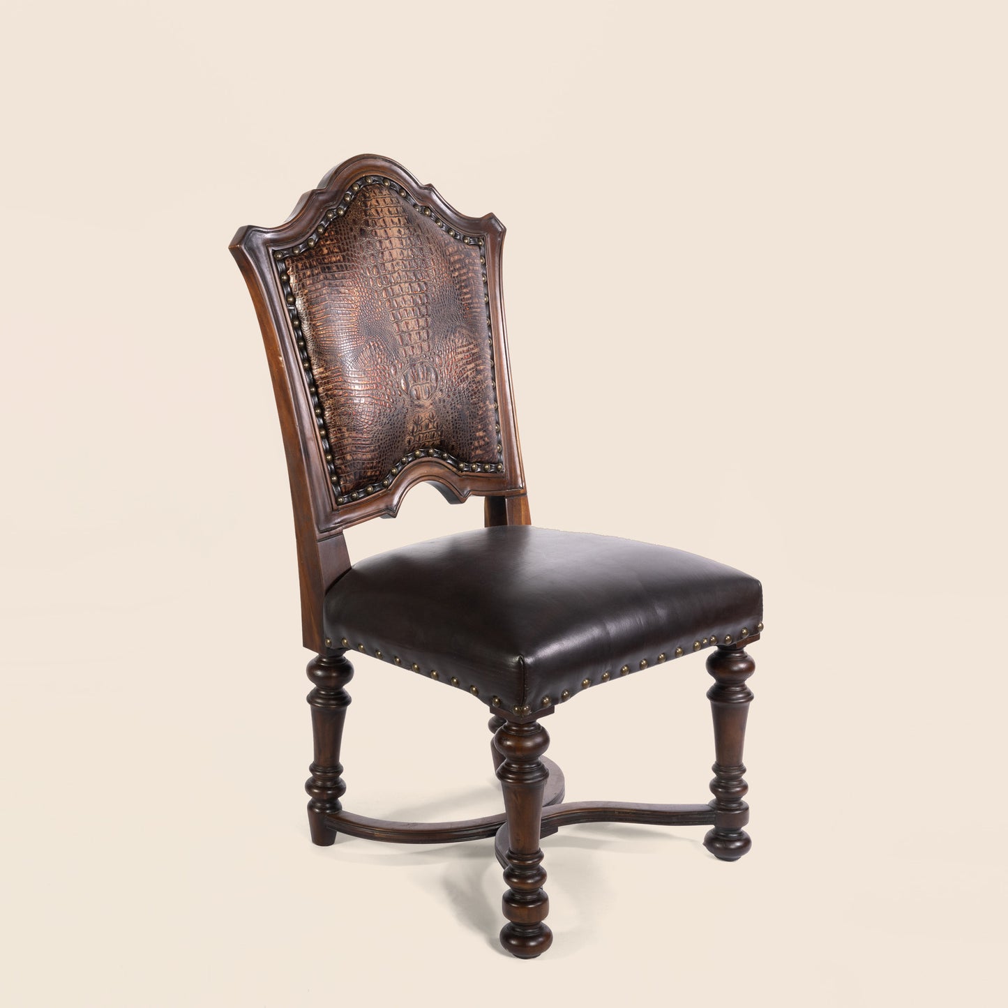 Dalat Crocodile Leather Dining Chair