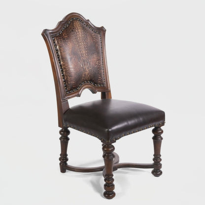 Dalat Crocodile Leather Dining Chair